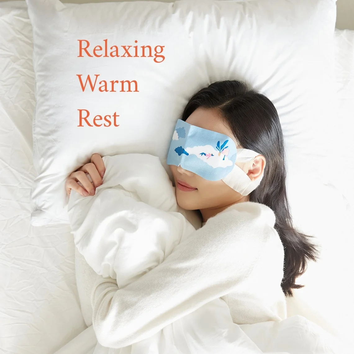 Маска паровая для глаз с жасмином| STEAMBASE Daily Eye Mask Fleecy Cloud - фото 5