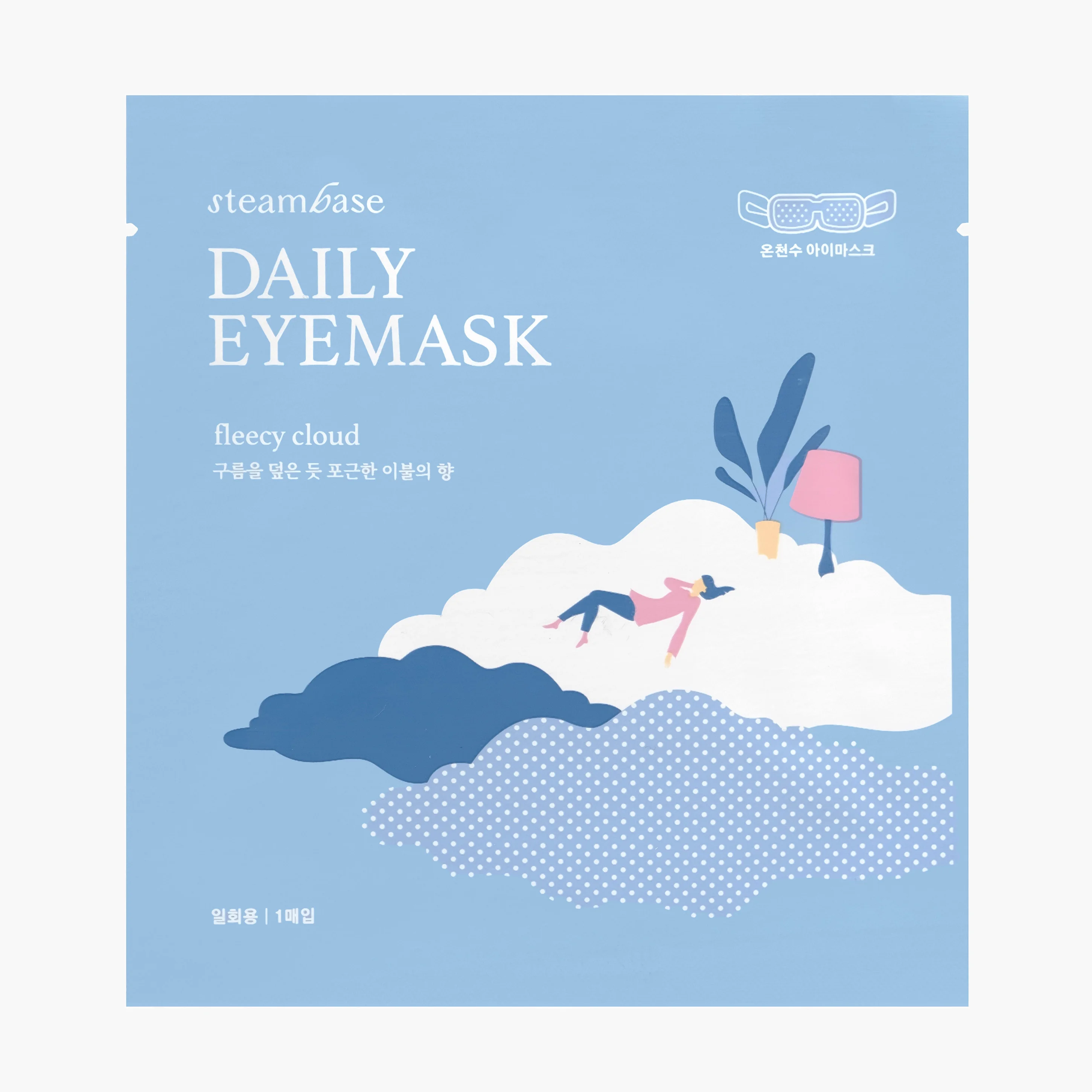 Маска паровая для глаз с жасмином | STEAMBASE Daily Eye Mask Fleecy Cloud