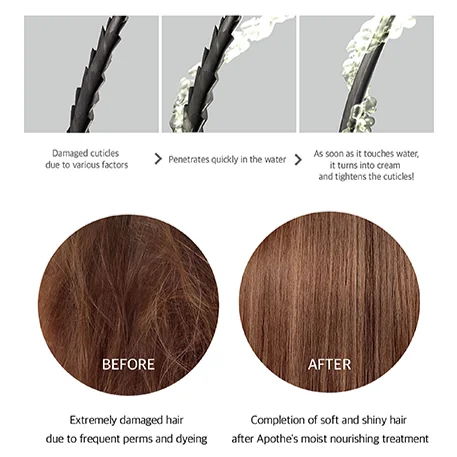 Кондиционер питательный для волос | Apothe Moist Nourishing Treatment 200 ml  - фото 6