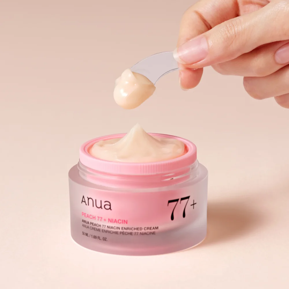 Крем для лица с экстрактом персика и ниацинамидом | Anua Peach 77 Niacin Enriched Cream 50 ml - фото 4