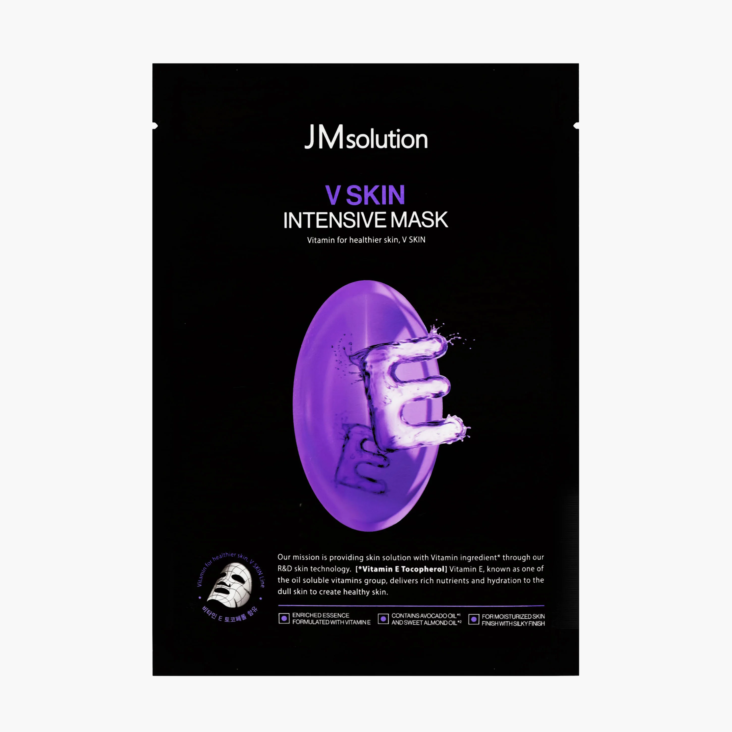 Маска тканевая с витамином Е | JMsolution V Skin Intensive Mask 30ml