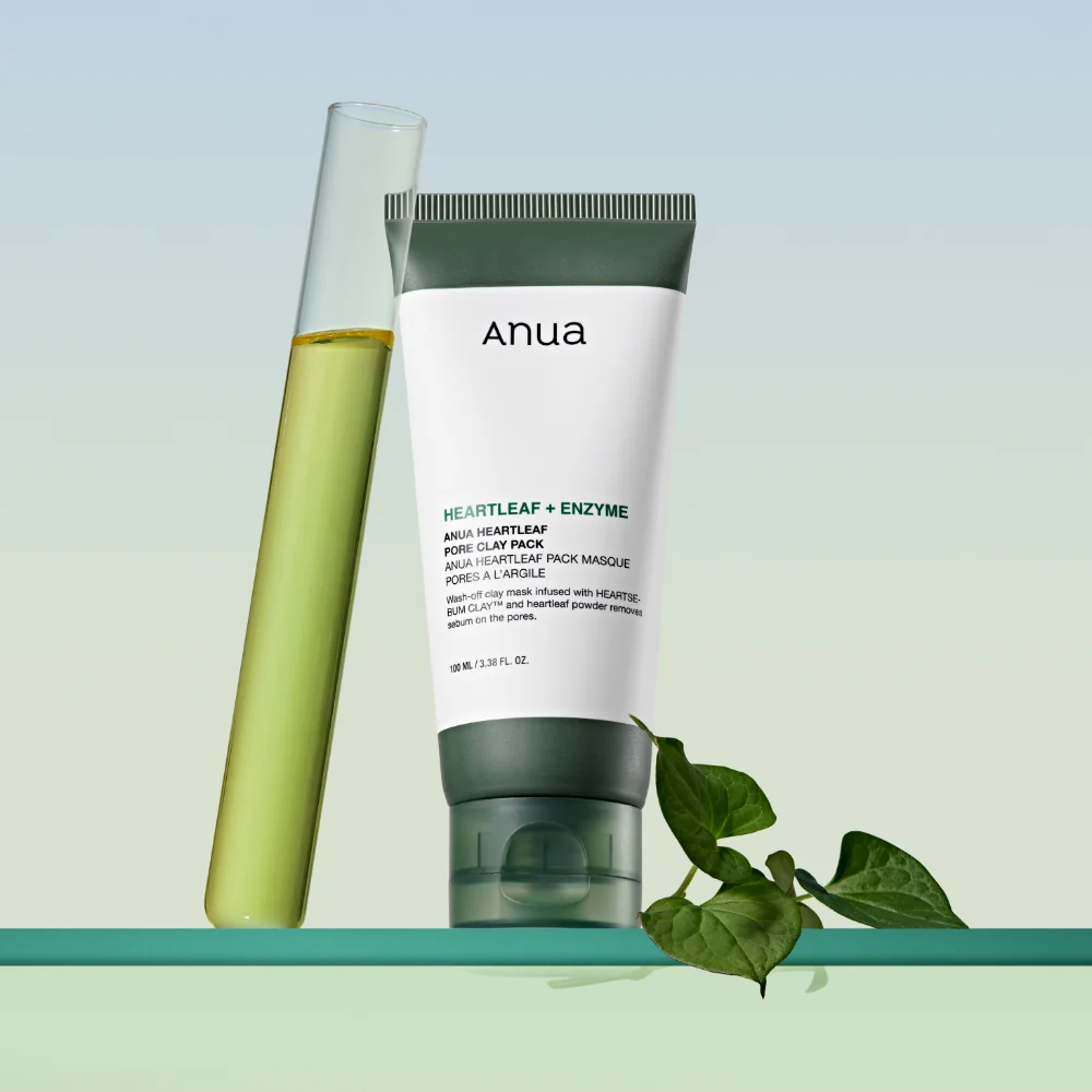 Маска глиняная для очищения пор с хауттюйнией | ANUA Heartleaf Pore Clay Pack 100ml - фото 6