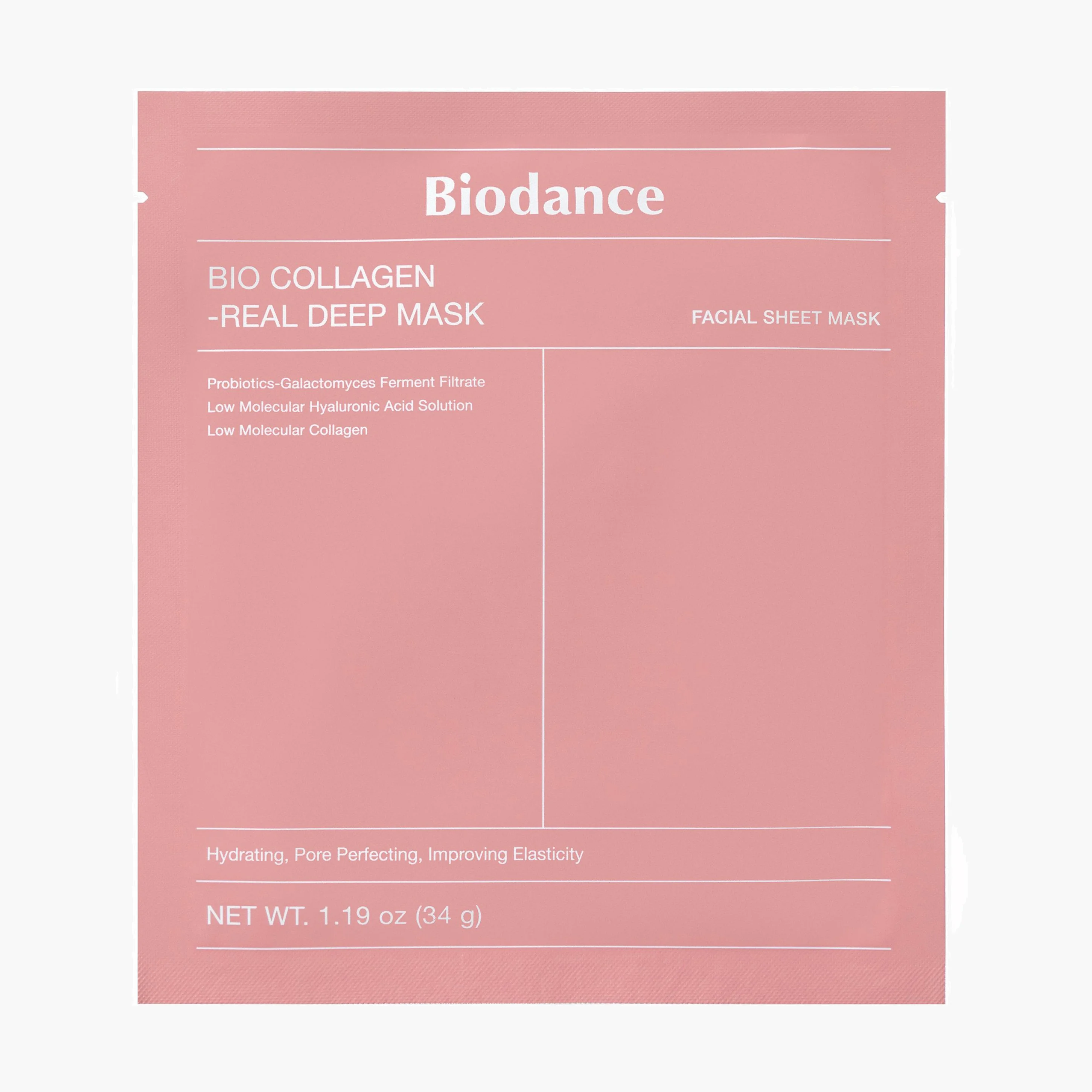 Маска гидрогелевая глубокоувлажняющая с коллагеном и ферментами| Biodance Bio-Collagen Real Deep Mas