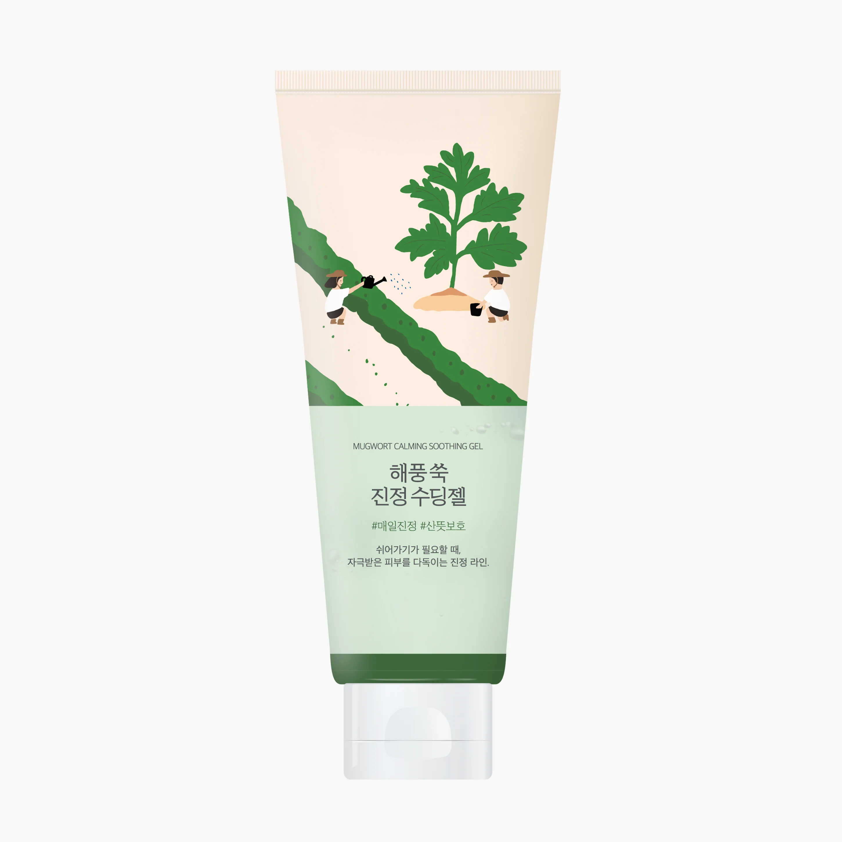 Гель успокаивающий с полынью для лица и тела | Round Lab Mugwort Calming Soothing Gel 150 ml