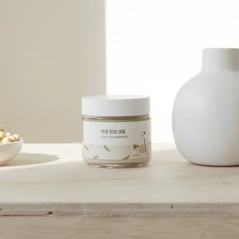 Крем для лица питательный | Round Lab Soybean Nourishing Cream 80ml - фото 4