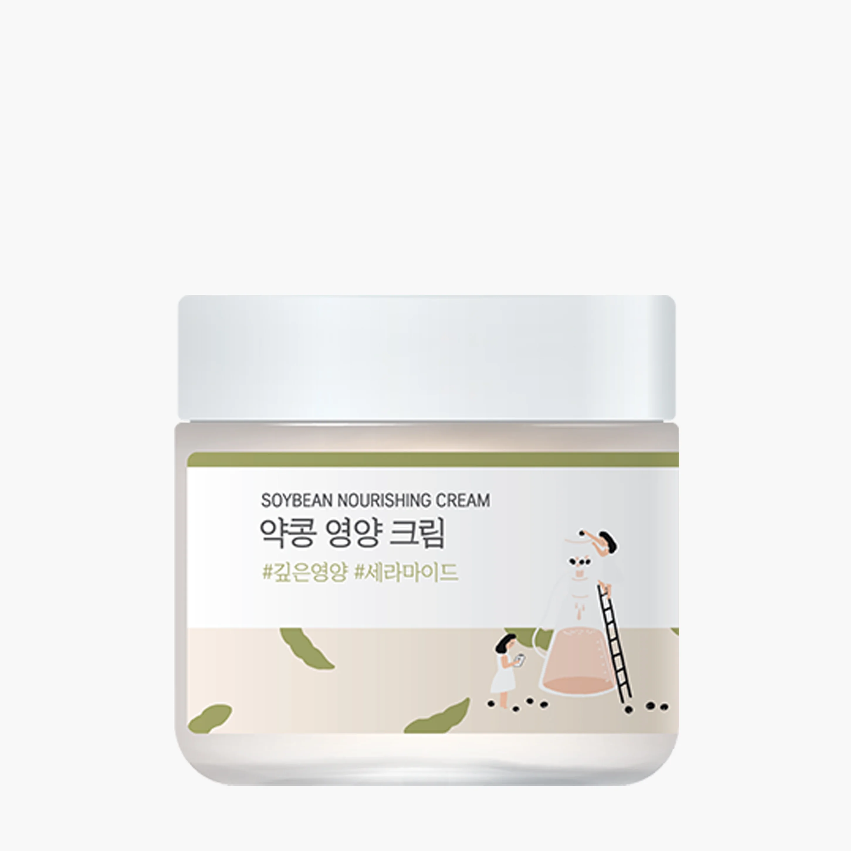 Крем для лица питательный с экстрактом черной сои | Round Lab Soybean Nourishing Cream 80ml