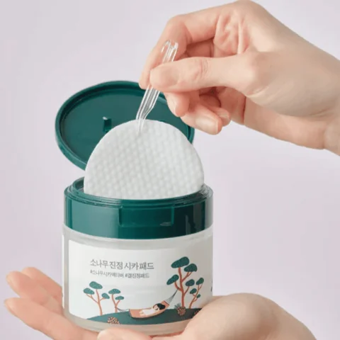 Пэды для лица | Round Lab Pine Calming Cica Pad 50 - фото 4