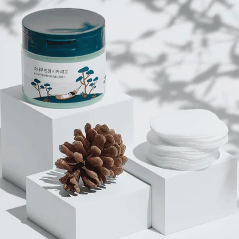 Пэды для лица | Round Lab Pine Calming Cica Pad 50 - фото 3