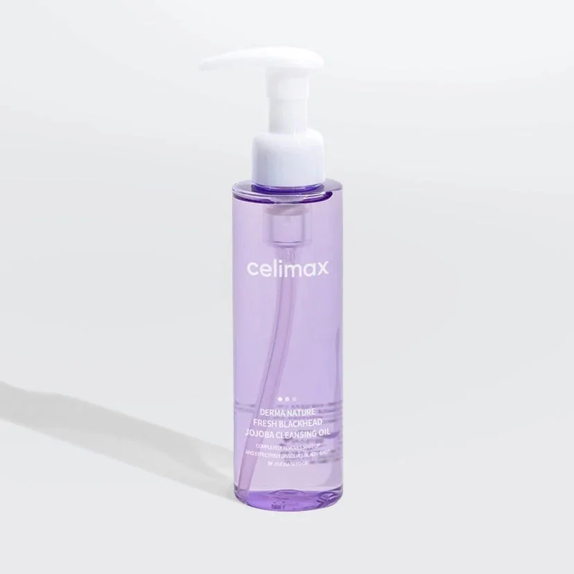Масло гидрофильное от чёрных точек | Celimax Derma Nature Fresh Blackhead Jojoba Cleansing Oil 150ml