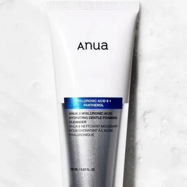Пенка для умывания с гиалуроновой кислотой | ANUA Hydrating Gentle Foaming Cleanser 150ml - фото 5
