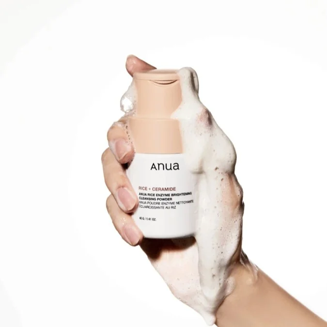 Пудра энзимная смягчающая с рисовым экстрактом | ANUA Rice Enzyme Brightening Cleansing Powder 40g - фото 3