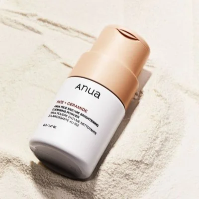 Пудра энзимная смягчающая с рисовым экстрактом | ANUA Rice Enzyme Brightening Cleansing Powder 40g