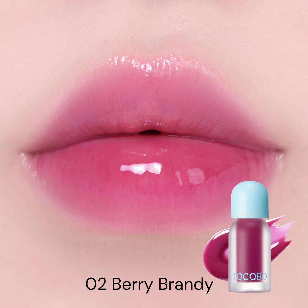 Масло для губ с плампинг-эффектом 02 Berry Brandy | Tocobo Juicy Berry Plumping Lip Oil 02 Berry Brandy 4g