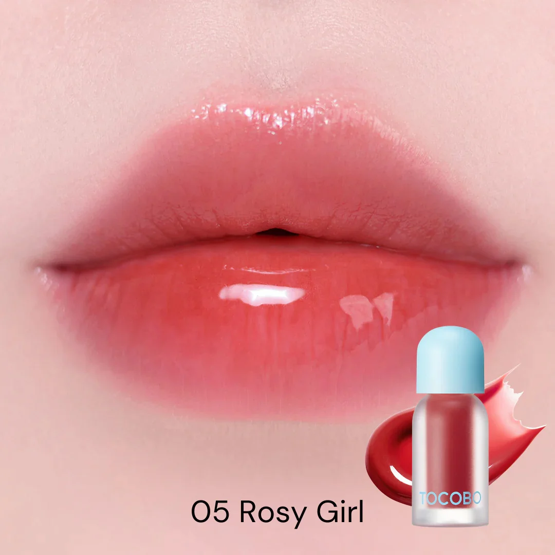 Масло для губ с плампинг-эффектом 05 Rosy Girl | Tocobo Juicy Berry Plumping Lip Oil 05 Rosy Girl 4g