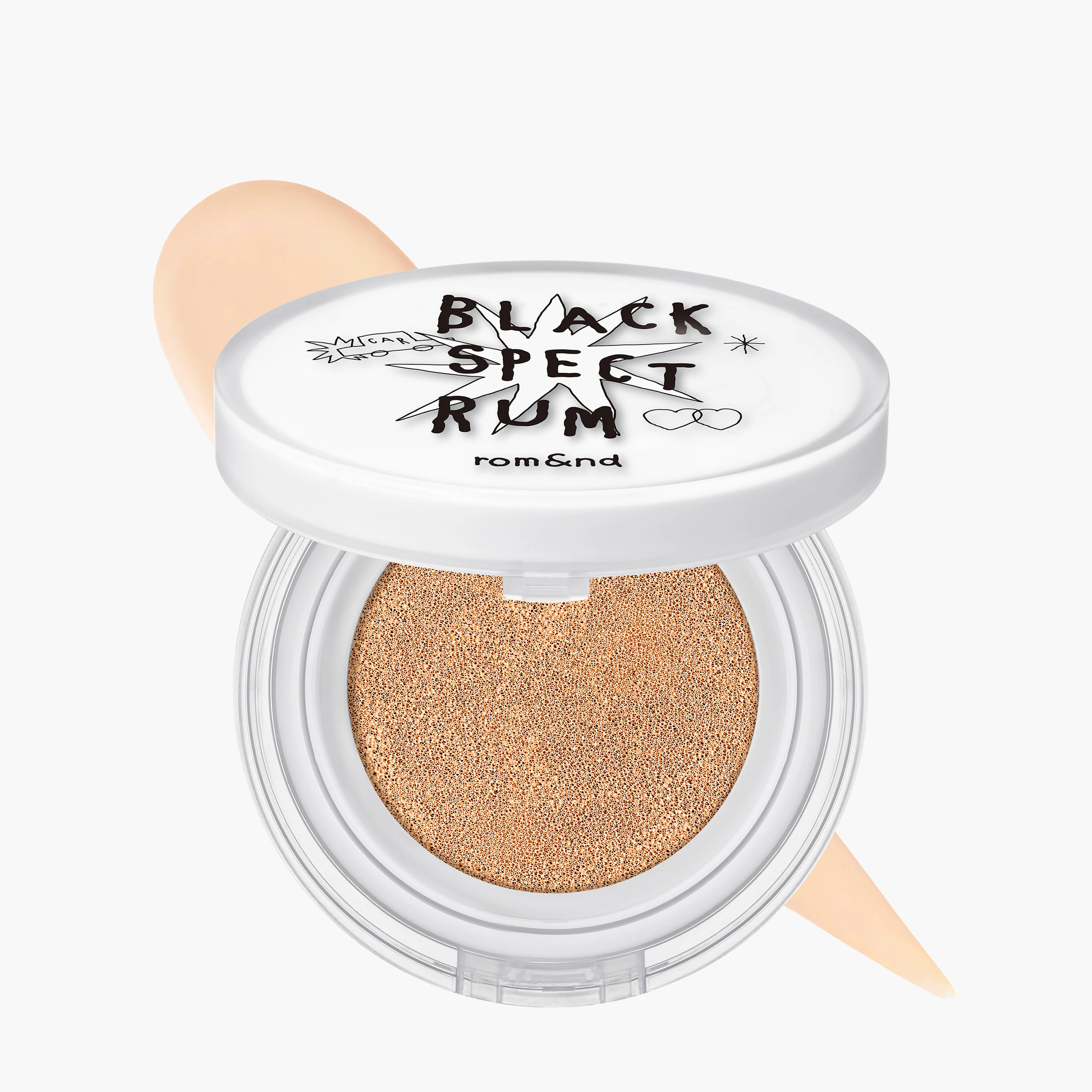 Кушон увлажняющий с матовым финишем 03 Natural 21 | Rom&nd X INAPSQUARE Nu Zero Cushion 03 natural 21 15g