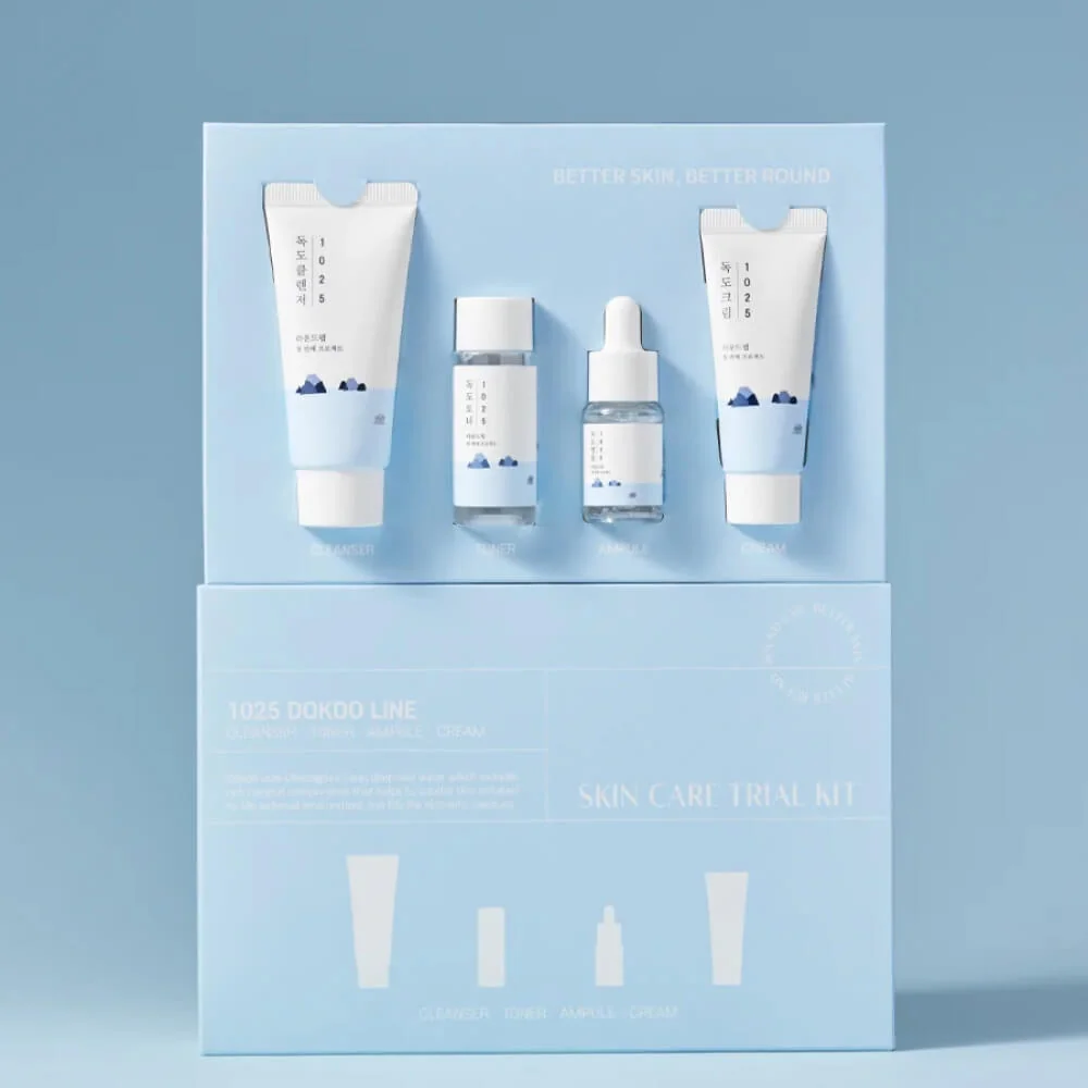 Travel-набор уходовых средств с морской водой | Round Lab 1025 Dokdo Trial Kit - фото 5