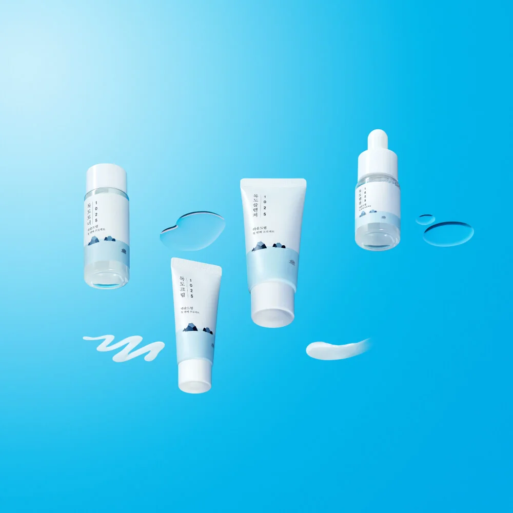 Travel-набор уходовых средств с морской водой | Round Lab 1025 Dokdo Trial Kit (30ml+20ml+10ml+20ml)