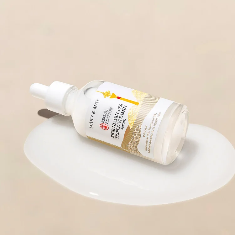 Сыворотка для ровного тона | Mary&May Rice niacin 10% Triple Vitamin Serum 80 ml - фото 6