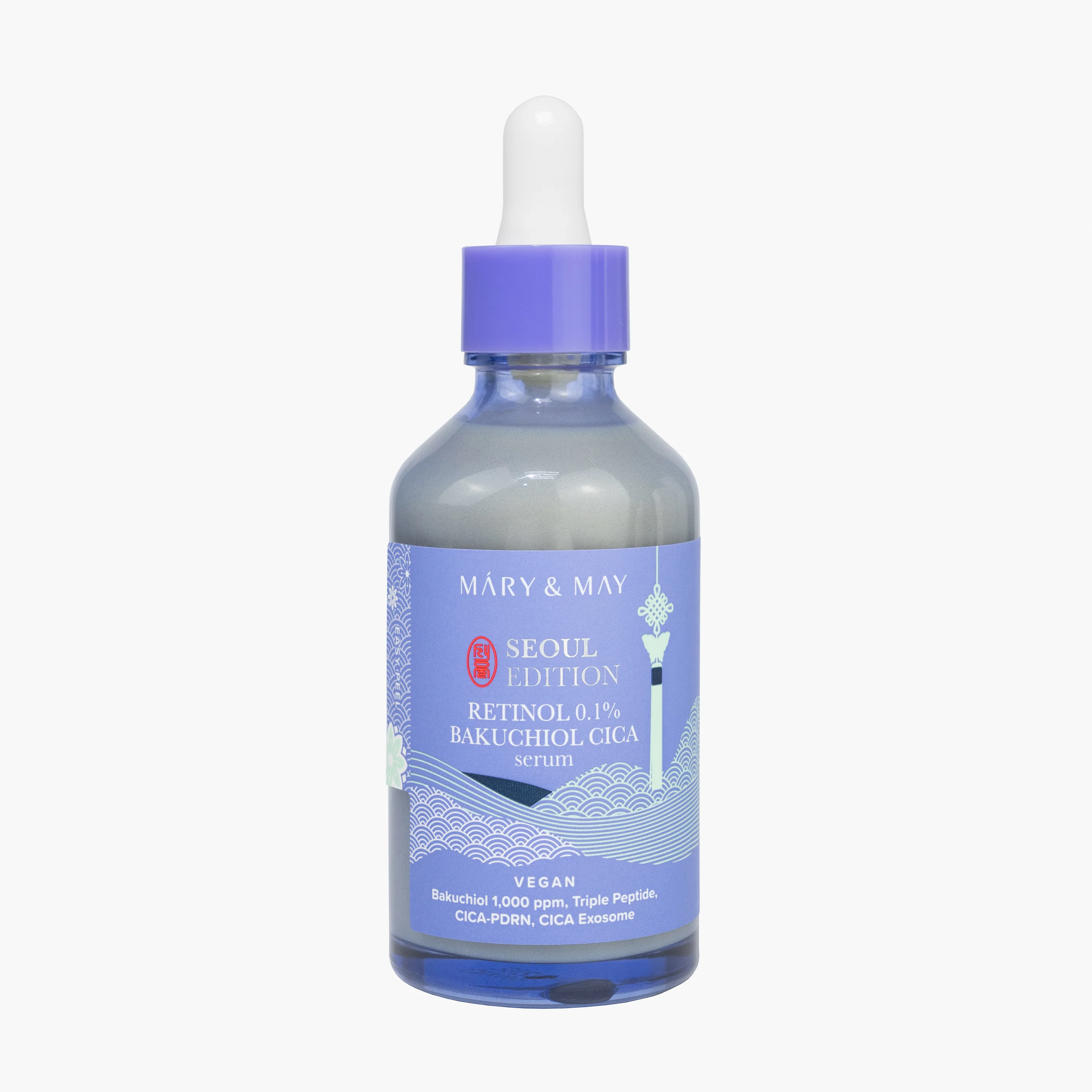 Сыворотка антивозрастная с ретинолом и бакучиолом | Mary&May Retinol 0.1% Bakuchiol CICA Serum 80 ml