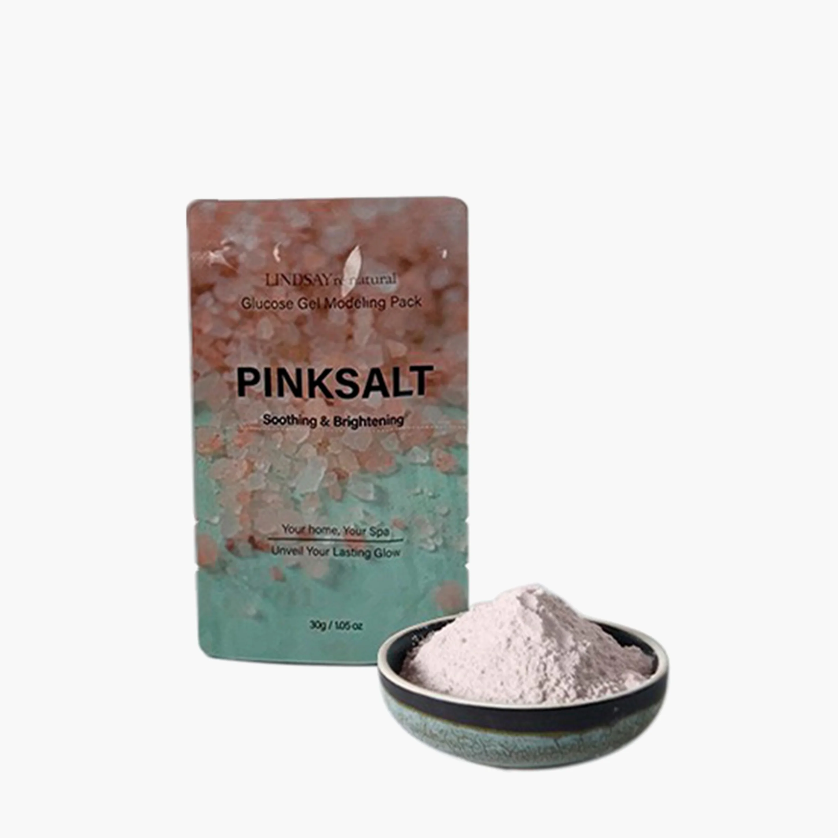 Маска альгинатная с розовой солью | Lindsay Re:natural Pinksalt Modeling Mask  30g