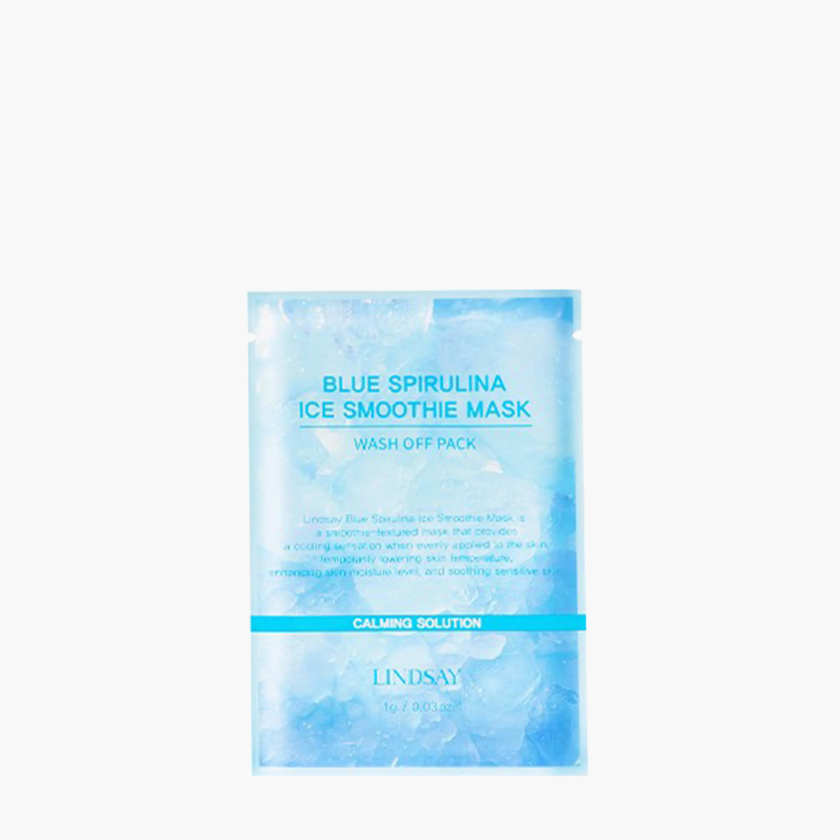 Маска-смузи витаминная смываемая | Lindsay Blue Spirulina Ice Smothie Mask Wash Off Pack 1g