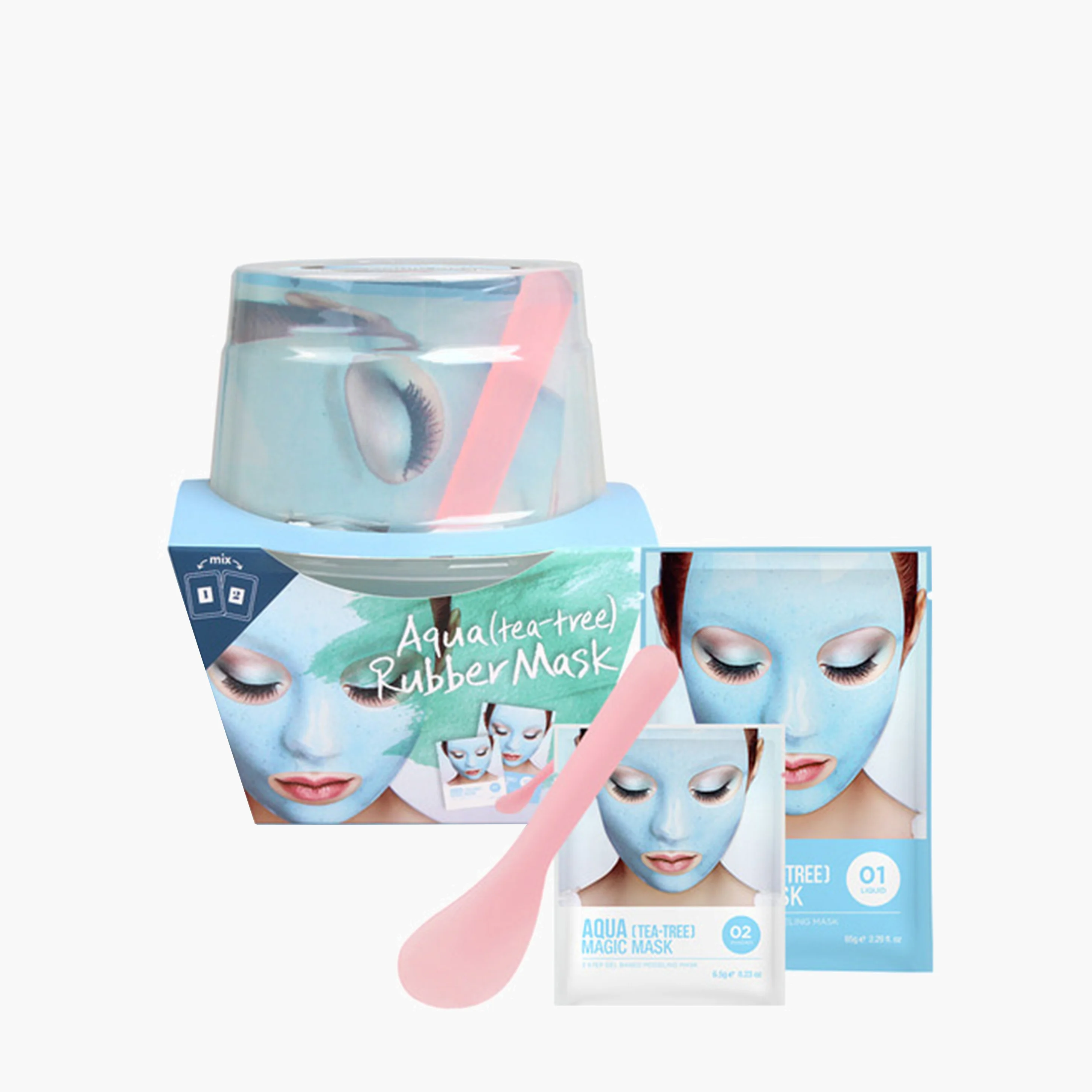 Маска альгинатная с экстрактом чайного дерева | Lindsay Aqua Magic Mask Cup Pack 65g+6.5g