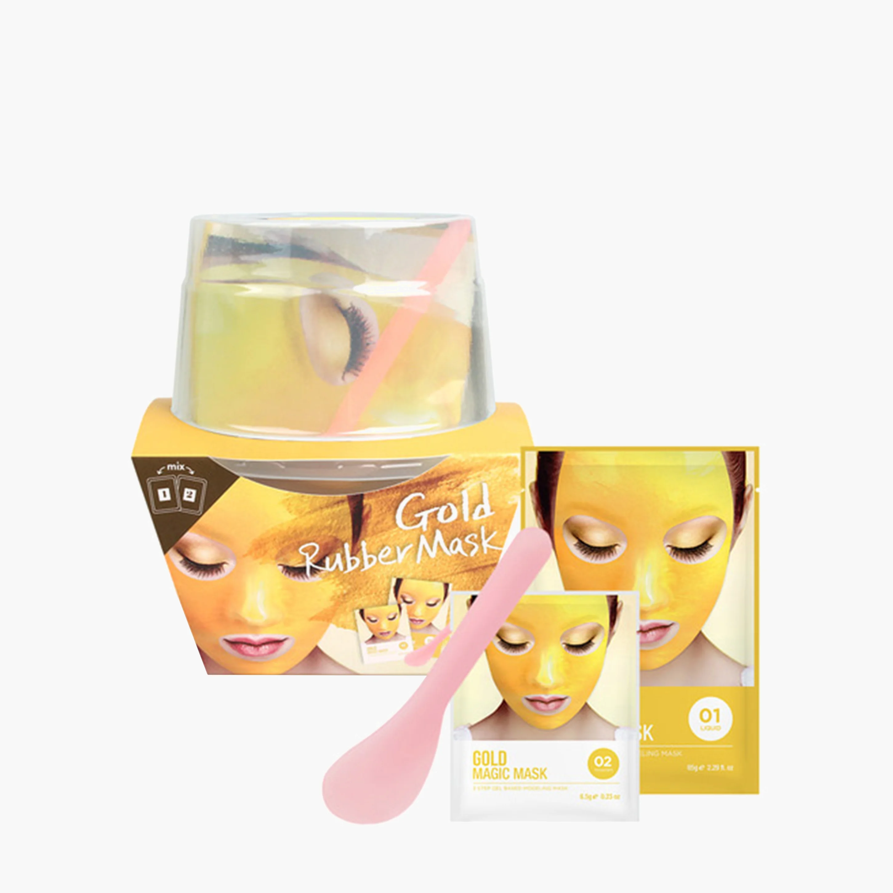 Маска альгинатная с коллоидным золотом | Lindsay Gold Magic Mask Cup Pack 65g+6.5g