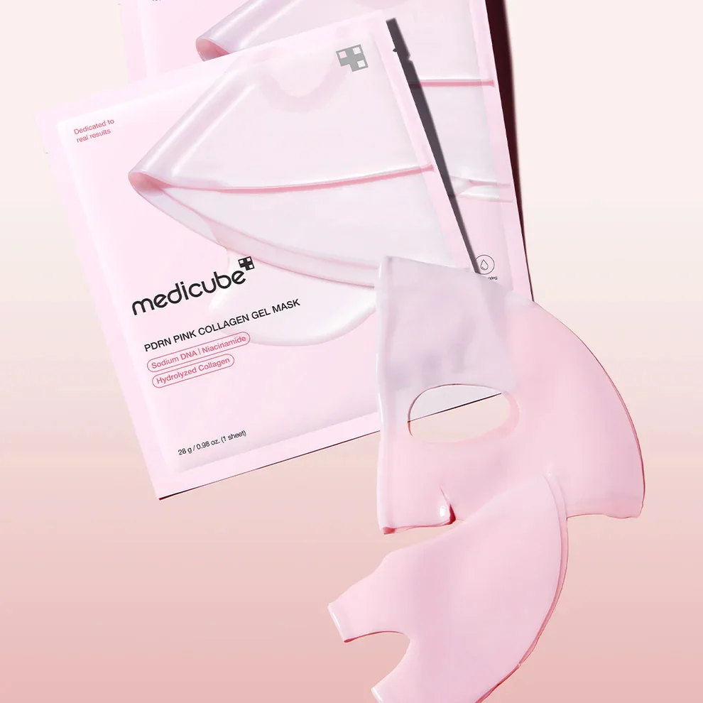 Маска гидрогелевая с коллагеном | Medicube PDRN Pink Collagen Gel Mask - фото 3