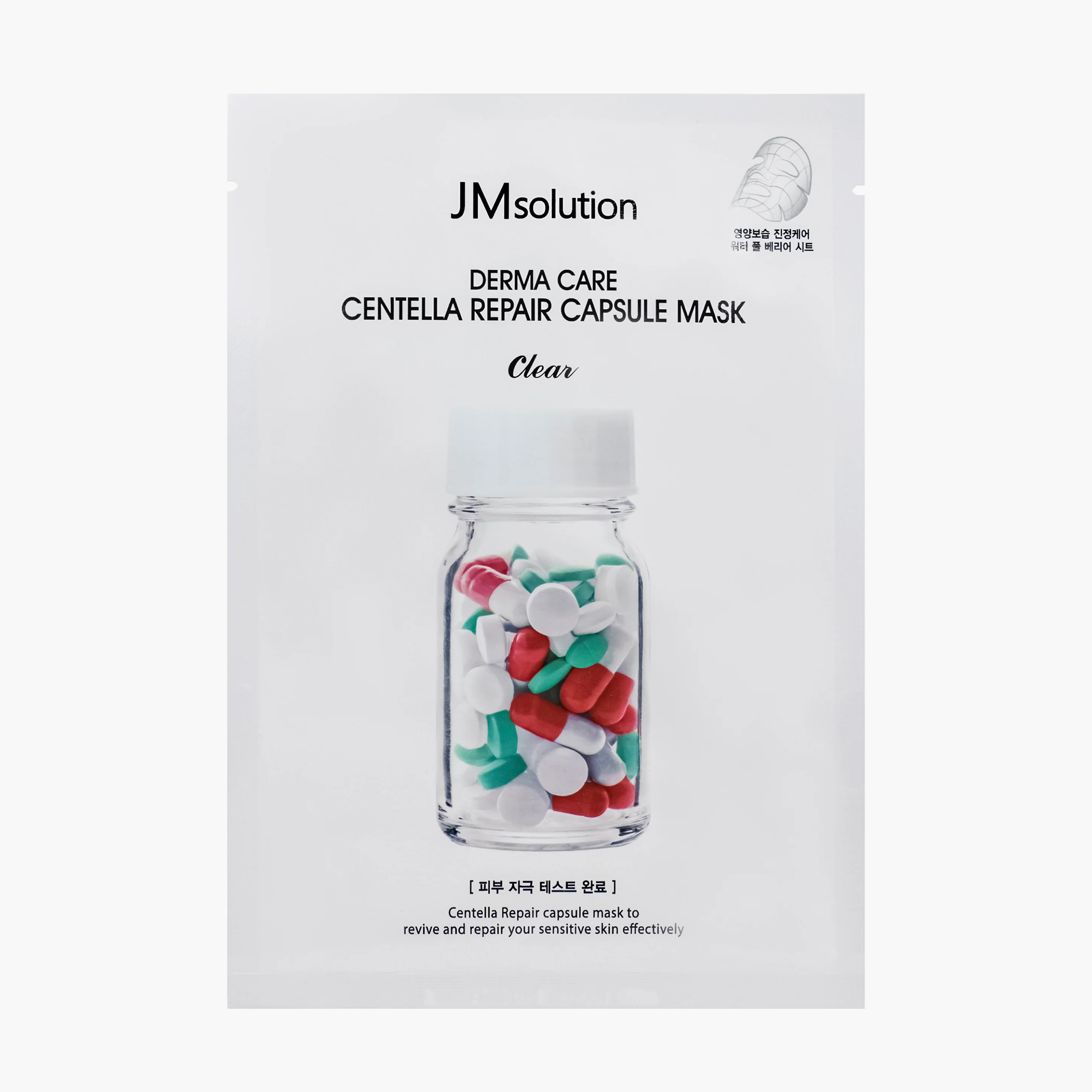 Маска тканевая c центеллой | JMsolution Derma Care Centella Hydra Capsule Mask Plus 30ml