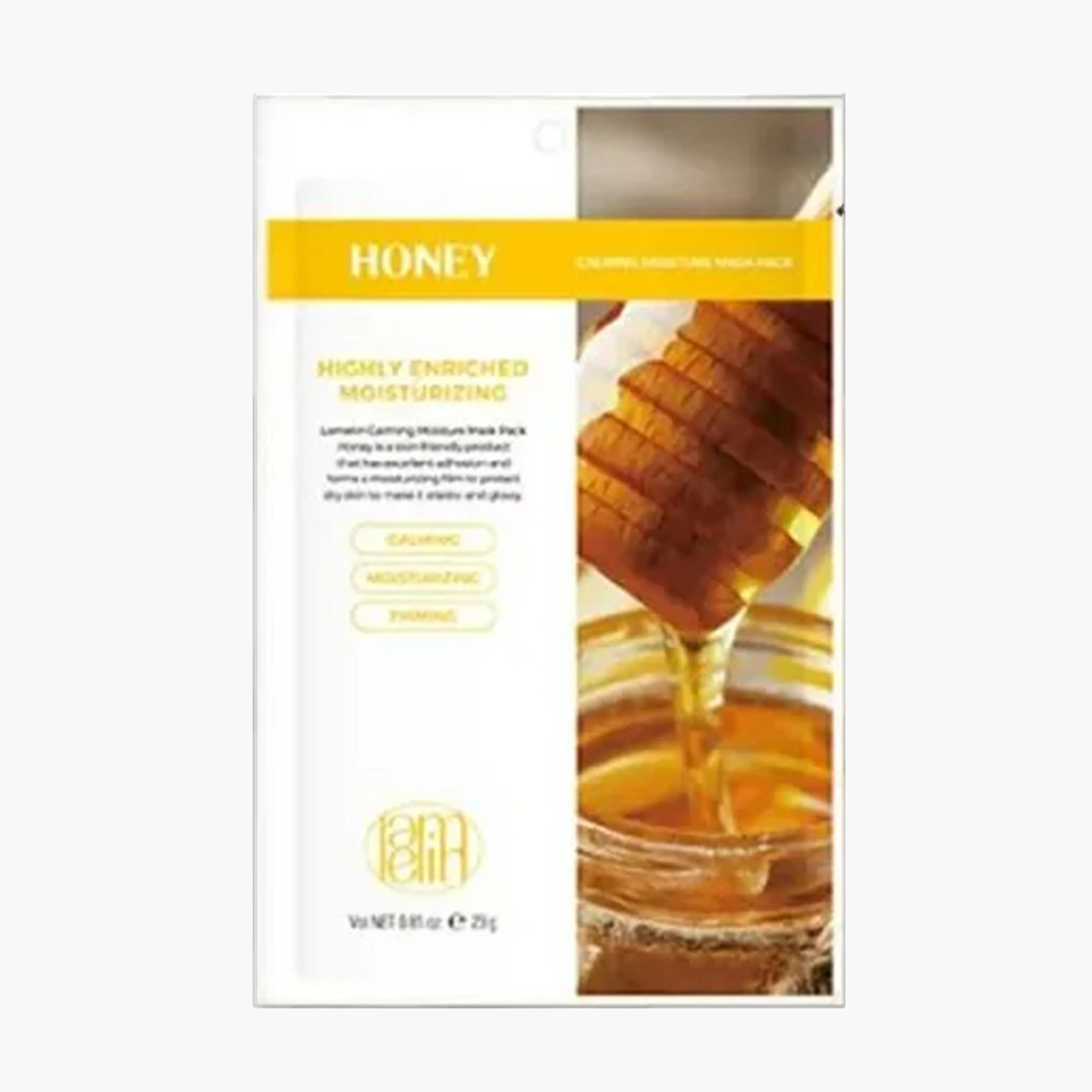 Маска тканевая с экстрактом меда| Lamelin Calming Moisture Mask Pack Honey 23g