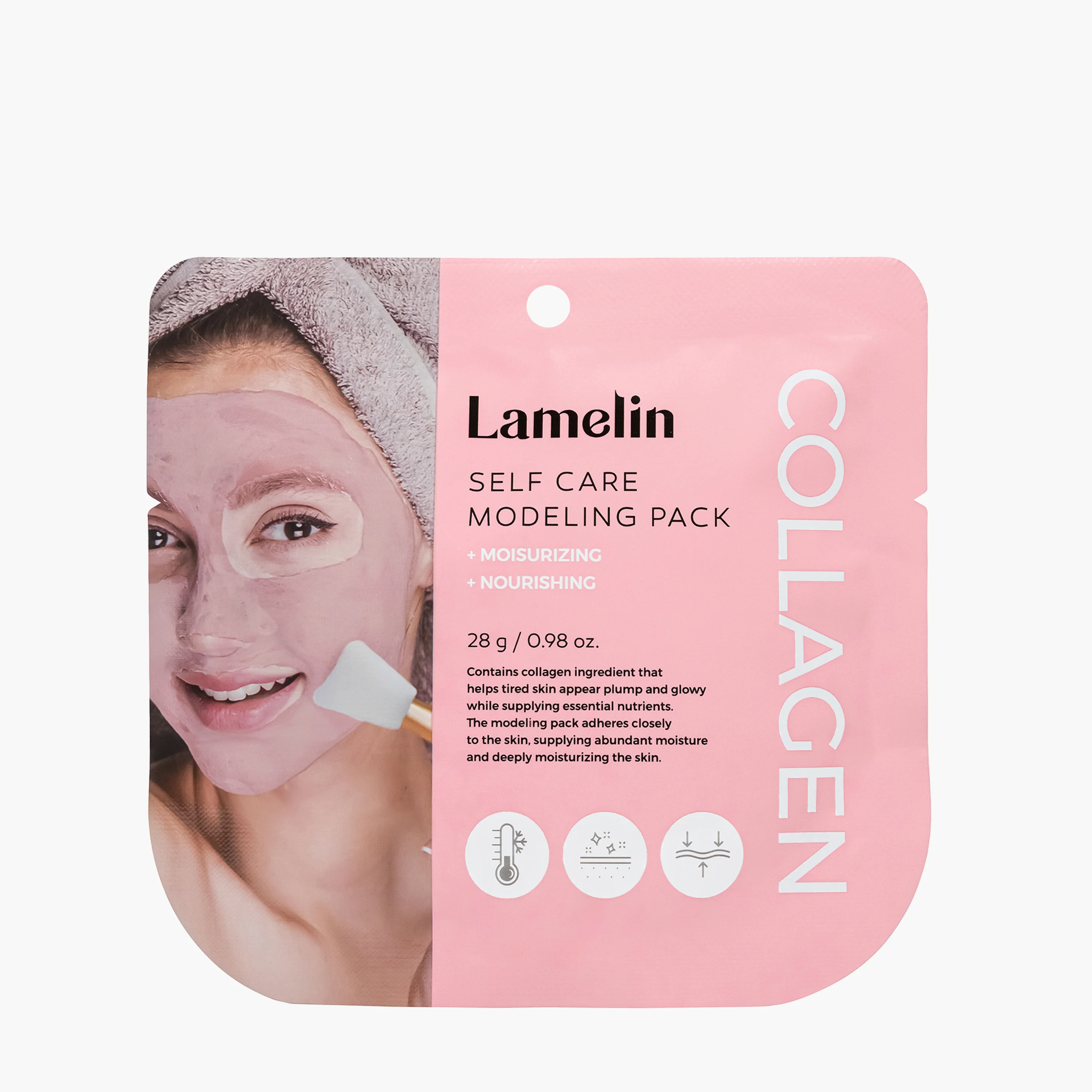 Маска альгинатная с коллагеном | Lamelin Self Care Modeling Pack Collagen 28g