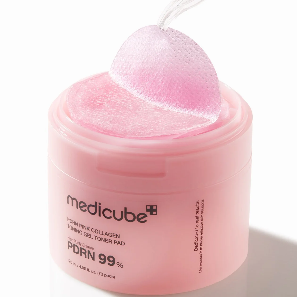 Тонер-пэды гелевые с PDRN и коллагеном | Medicube PDRN Pink Collagen Toning Gel Toner Pad 70ea - фото 4