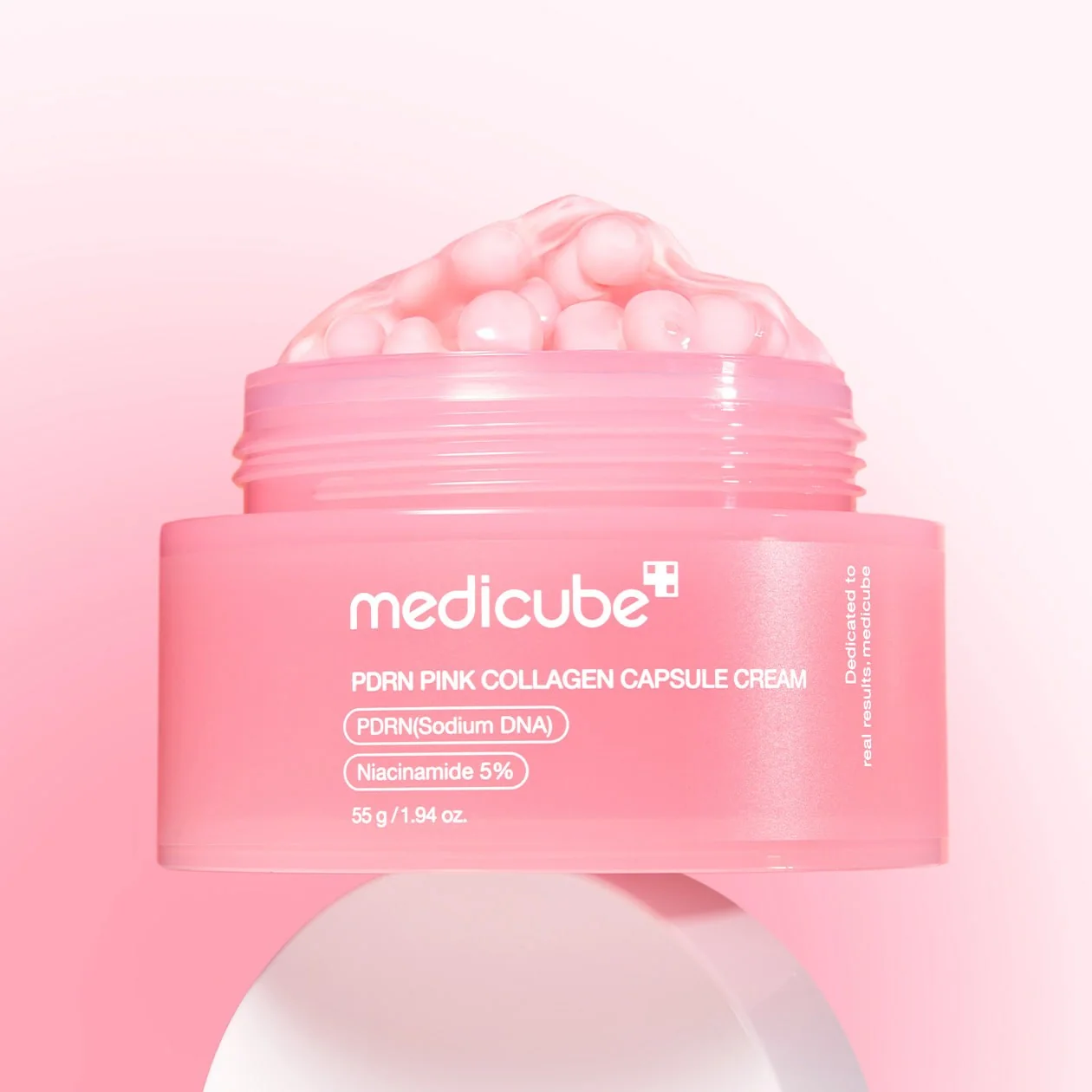 Крем капсульный увлажняющий | Medicube PDRN Pink Collagen Capsule Cream 55g - фото 4