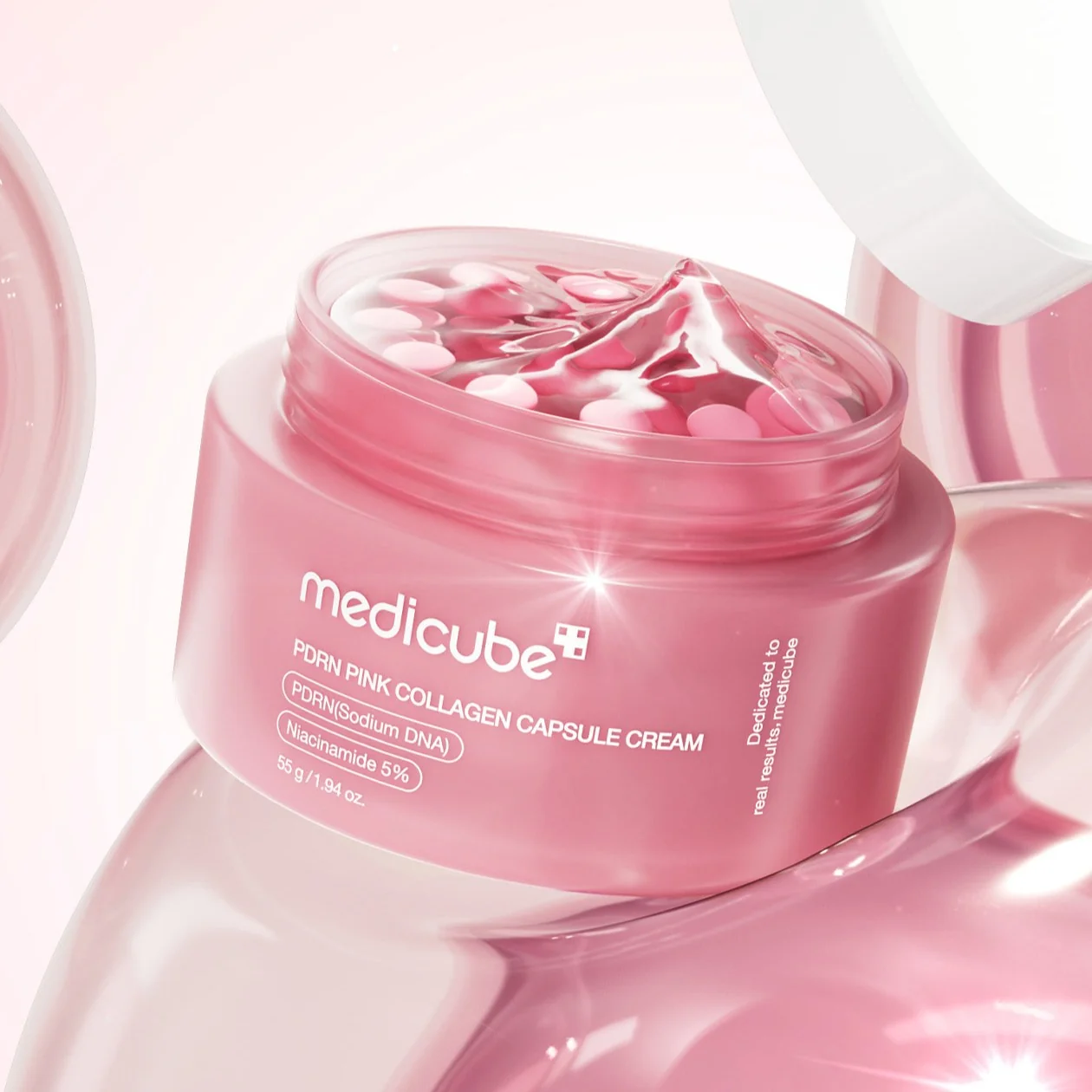 Крем капсульный увлажняющий | Medicube PDRN Pink Collagen Capsule Cream 55g