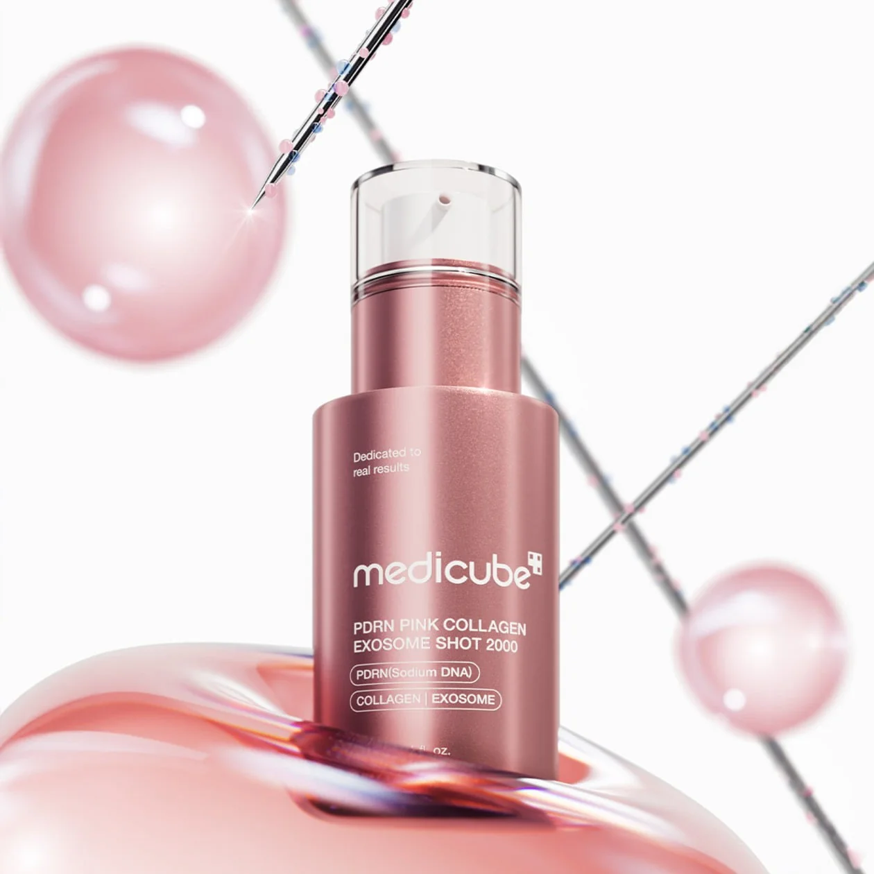 Сыворотка с PDRN и экзосомами | Medicube PDRN Pink Exosome Shot Serum 2000 30ml - фото 3