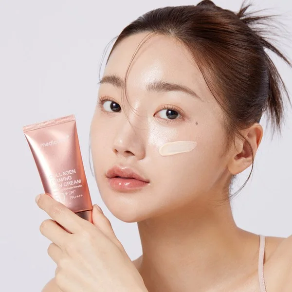 Крем солнцезащитный с коллагеном| Medicube Collagen Firming Sun Cream 50+SPF PA++++ 50ml - фото 4