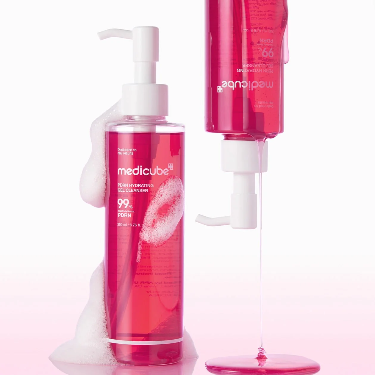 Гель для умывания увлажняющий | Medicube PDRN HYDRATING GEL CLEANSER 200ml - фото 4