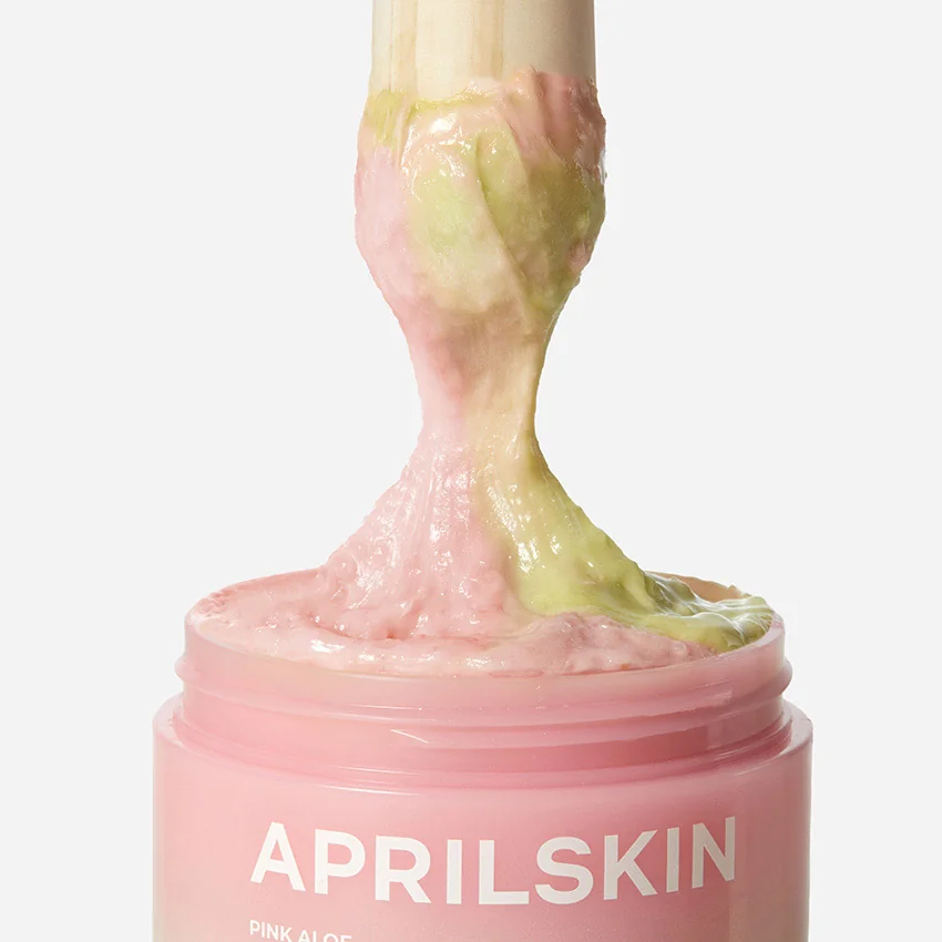Маска-пенка для умывания с розовым алоэ | APRILSKIN Pink Aloe Pack Cleanser 120g - фото 3