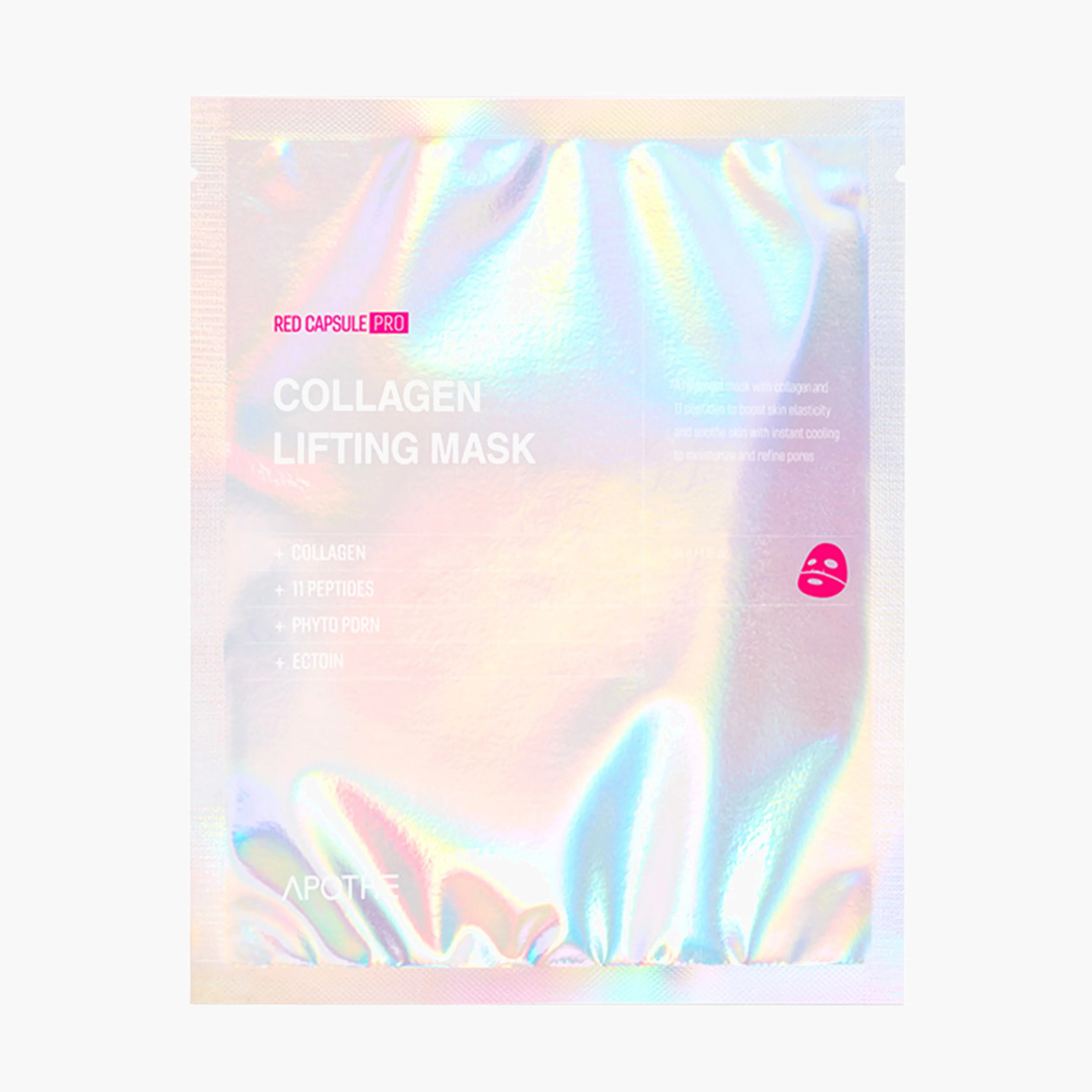 Маска с красными капсулами и проколлагеном | Apothe Red Capsule Pro-Collagen Lifting Mask 34g