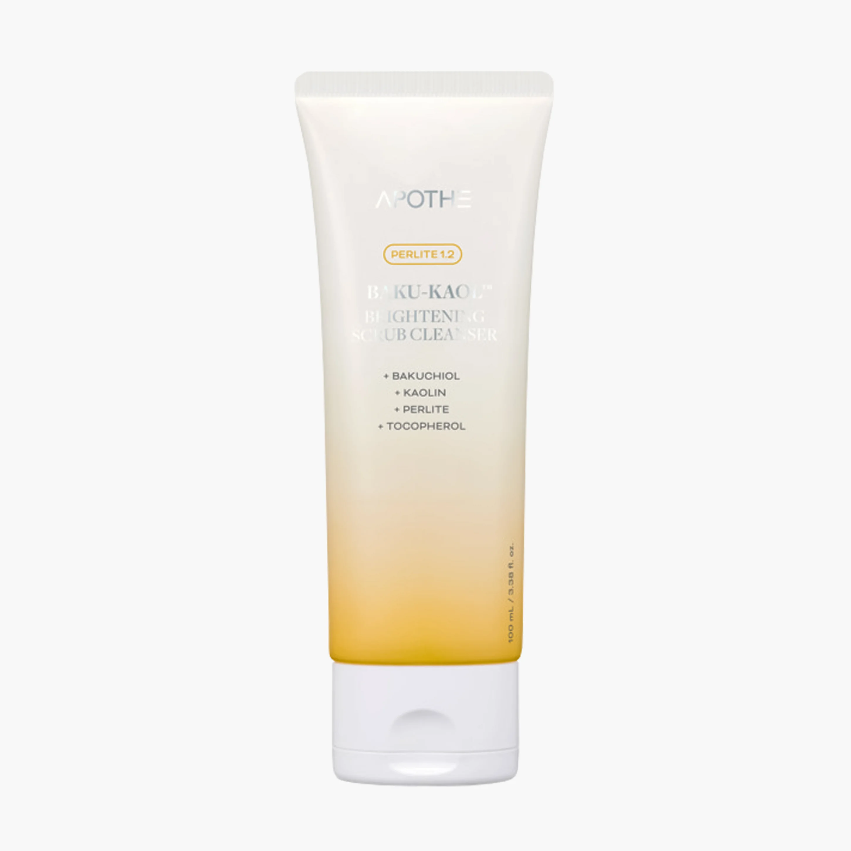 Пенка-скраб очищающая для сияния кожи | Apothe Brightening Scrub Cleanser Baku-Kaol 100ml