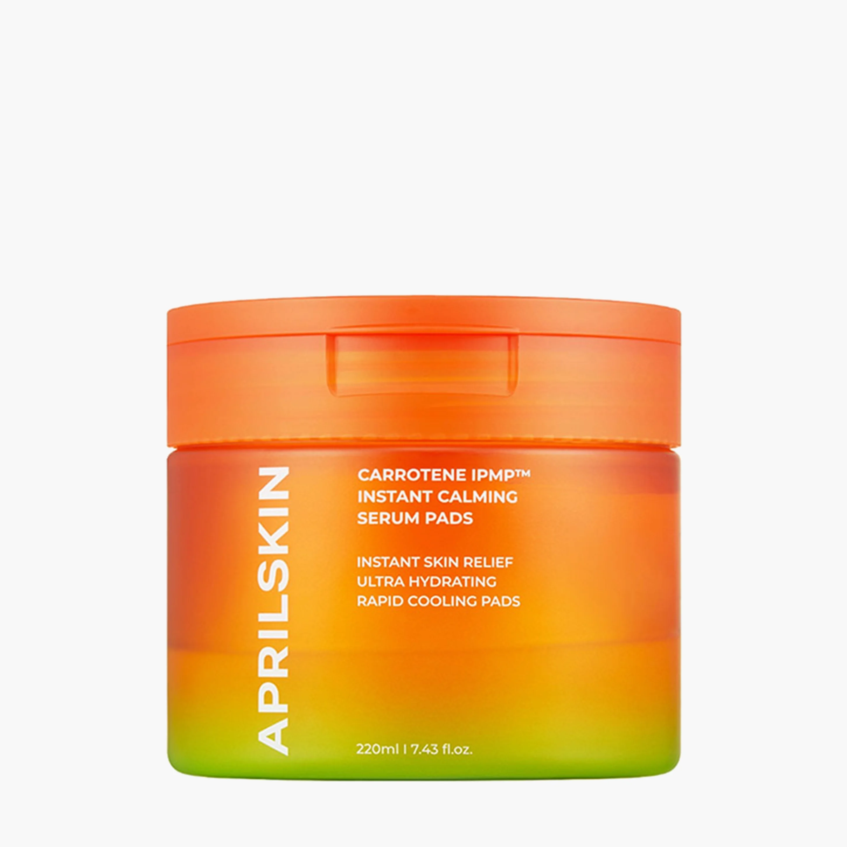 Пэды успокаивающие | APRILSKIN Carrotene Instant Calming Serum Pads 220ml (80ea)