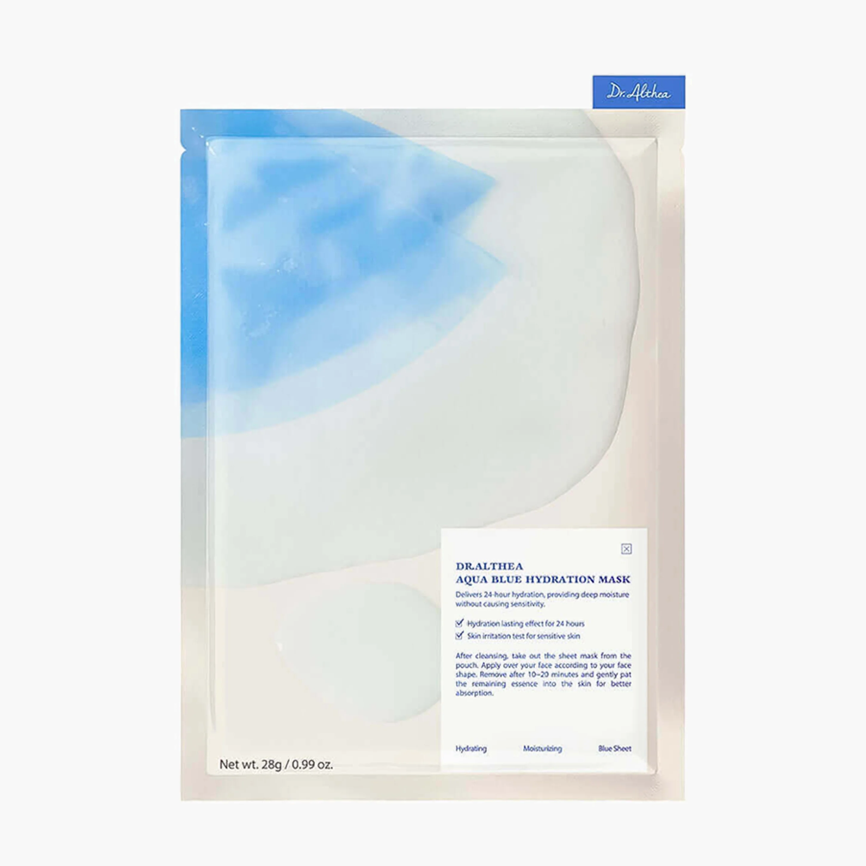 Маска тканевая увлажняющая | Dr.Althea Aqua Blue Hydration Mask 28g